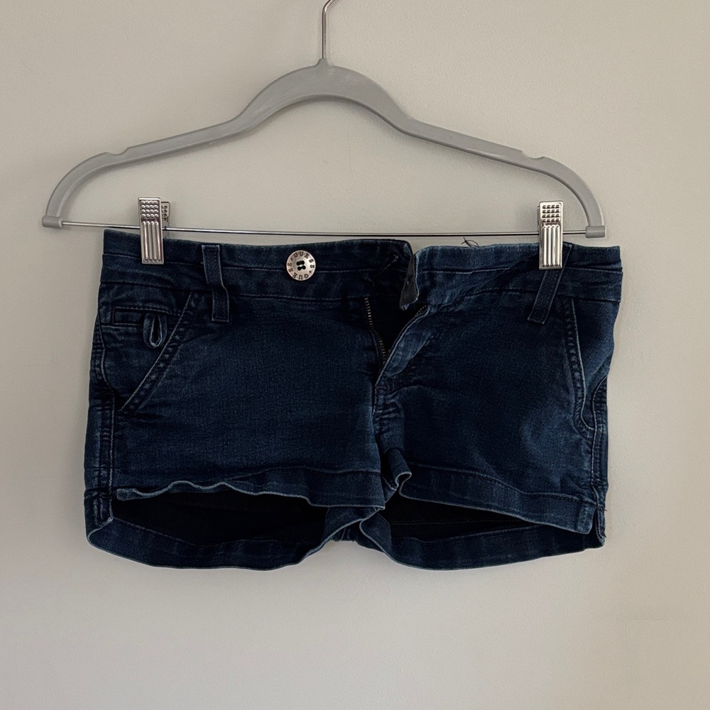 Guess Dark Blue Jean Shorts